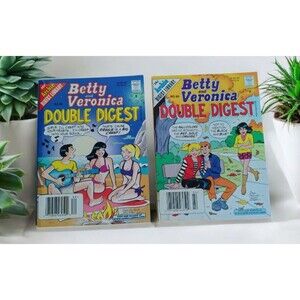 Vintage Betty & Veronica Double Digest Lot No 82 No 84 Archie Comics 1999 Books